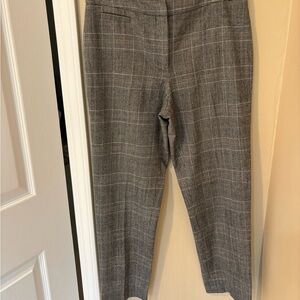 Talbots Black and White Houndstooth Trousers